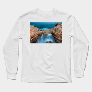 Ancient fish tank in Crete Long Sleeve T-Shirt